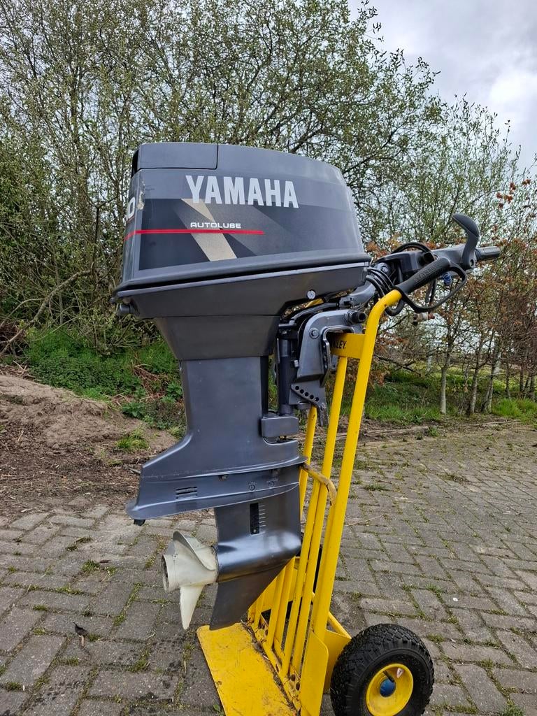 Yamaha 40 PK Kortstaart Elektrische Start - Goed Onderhouden, Watersport en Boten, Buiten- en Binnenboordmotoren, Gebruikt, Ophalen of Verzenden