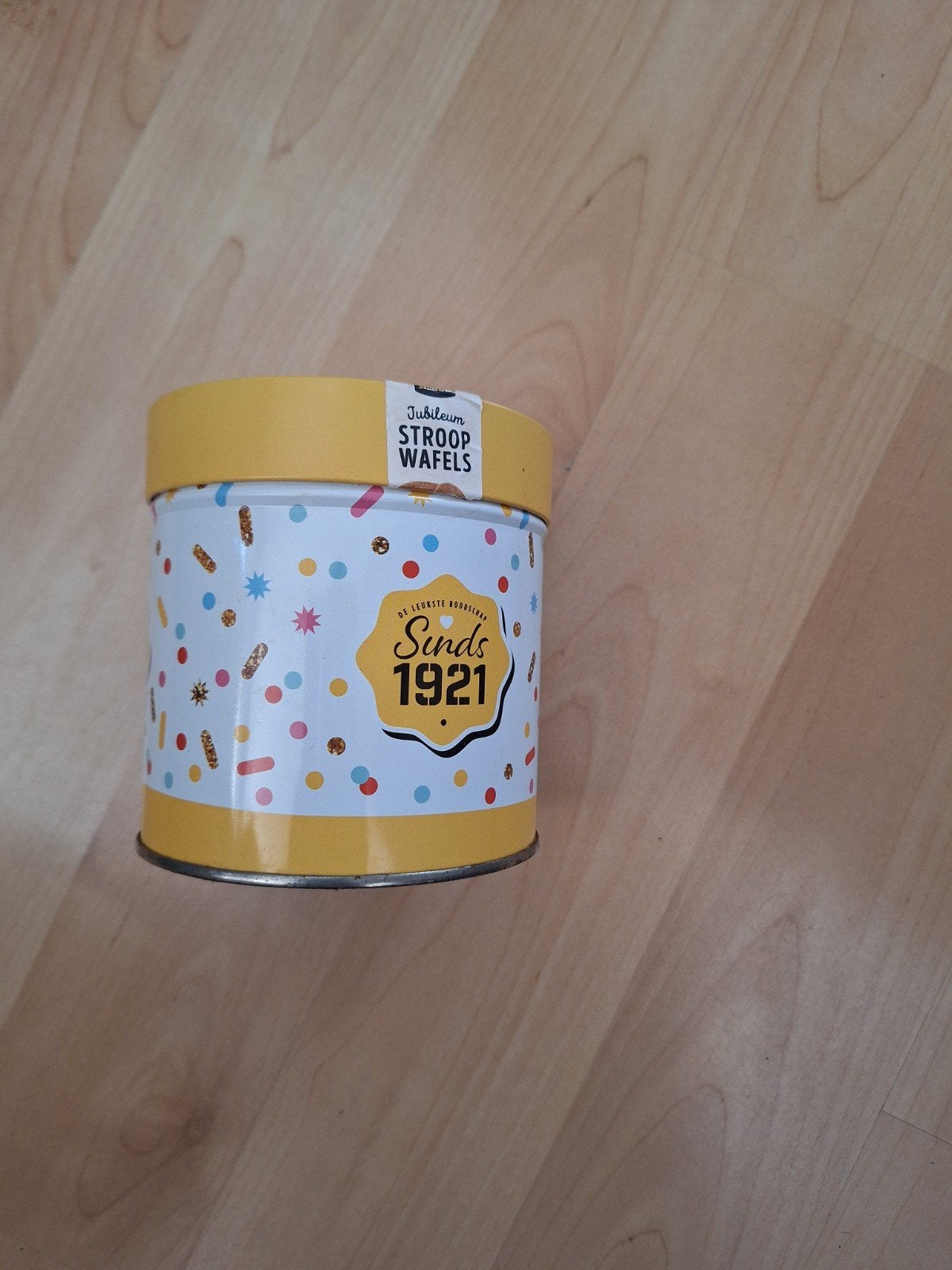 Jubileum Stroopwafels Blik Sinds 1921, Ophalen