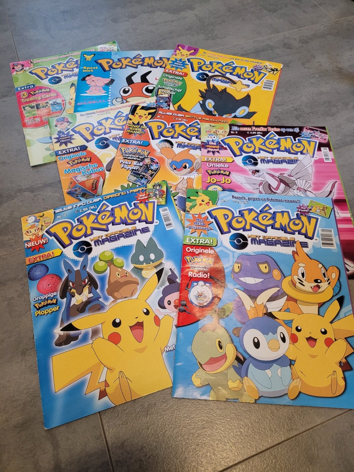 8 originele Pokémon magazines uit 2008, Ophalen of Verzenden, 1980 tot heden, Nederland, Tijdschrift