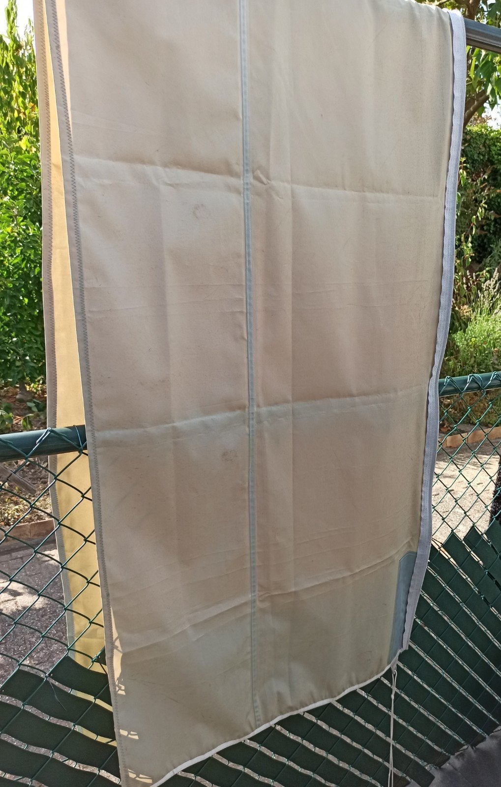 Tochtstrook / Windvanger voor kleine caravan (75x300cm), Ophalen, Gebruikt
