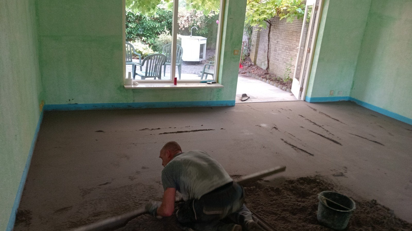 Dekvloeren kiftvloeren vloerverwarming sloopwerken, Doe-het-zelf en Verbouw, Ophalen of Verzenden