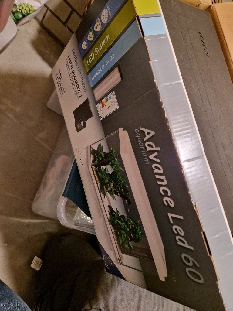 Aquarium 60 Liter, Dieren en Toebehoren, Ophalen, Inclusief deksel, Gebruikt, Leeg aquarium
