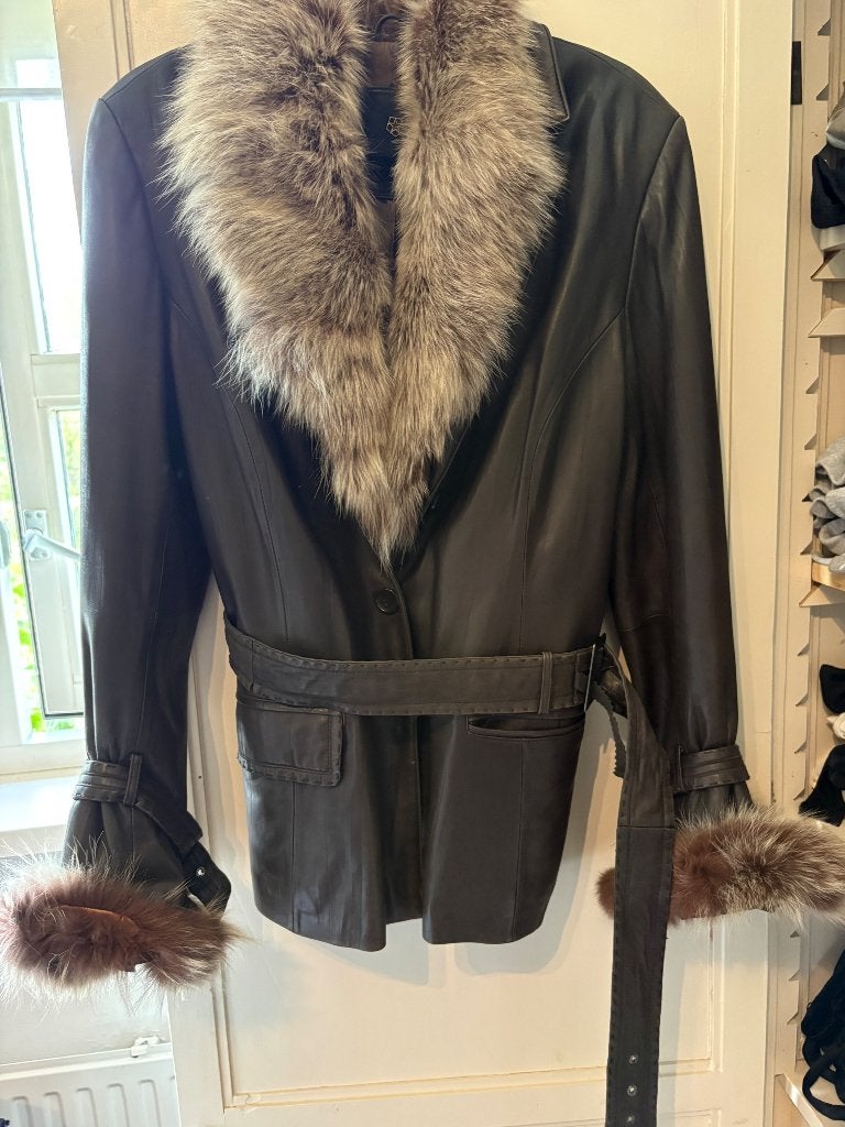 Vintage jas, Maat 38/40 (M), Bruin, Milestone, Ophalen of Verzenden