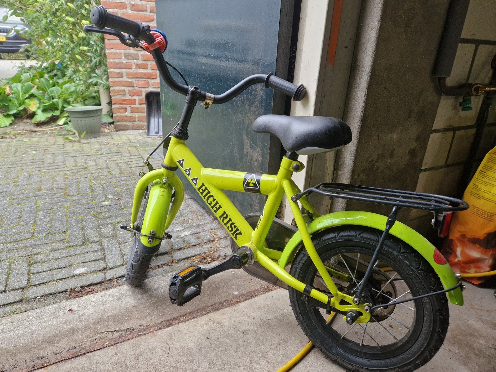 Kinderfietsje, Ophalen, Gebruikt, Staal, Minder dan 16 inch
