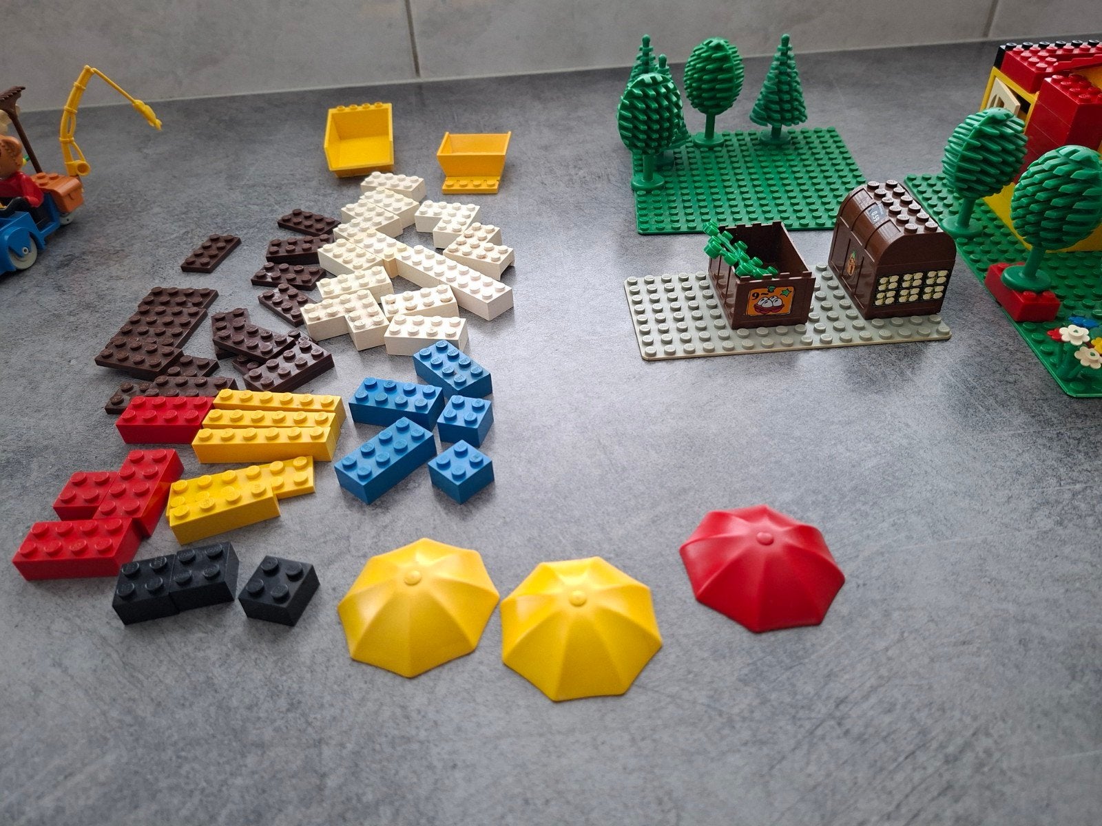 Fabuland Lego, Ophalen, Gebruikt