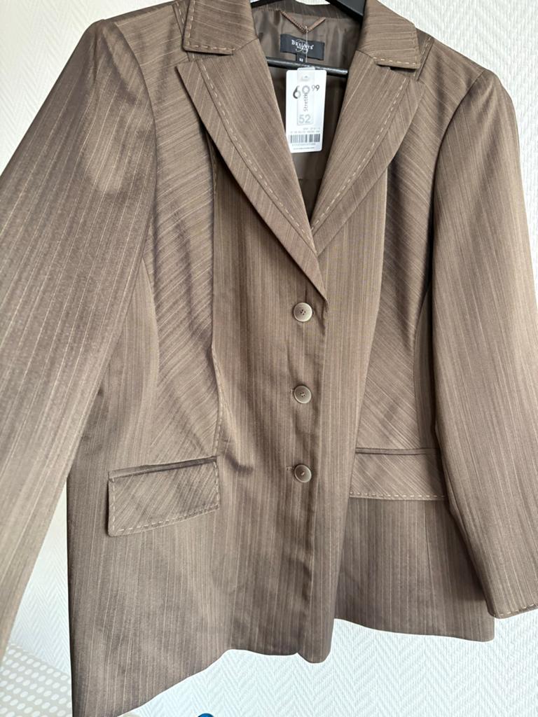 Bexleys World Dames Jasje - Maat 52, Kleding | Dames, Grote Maten, Ophalen of Verzenden, Nieuw, Bruin, Jasje of Colbert