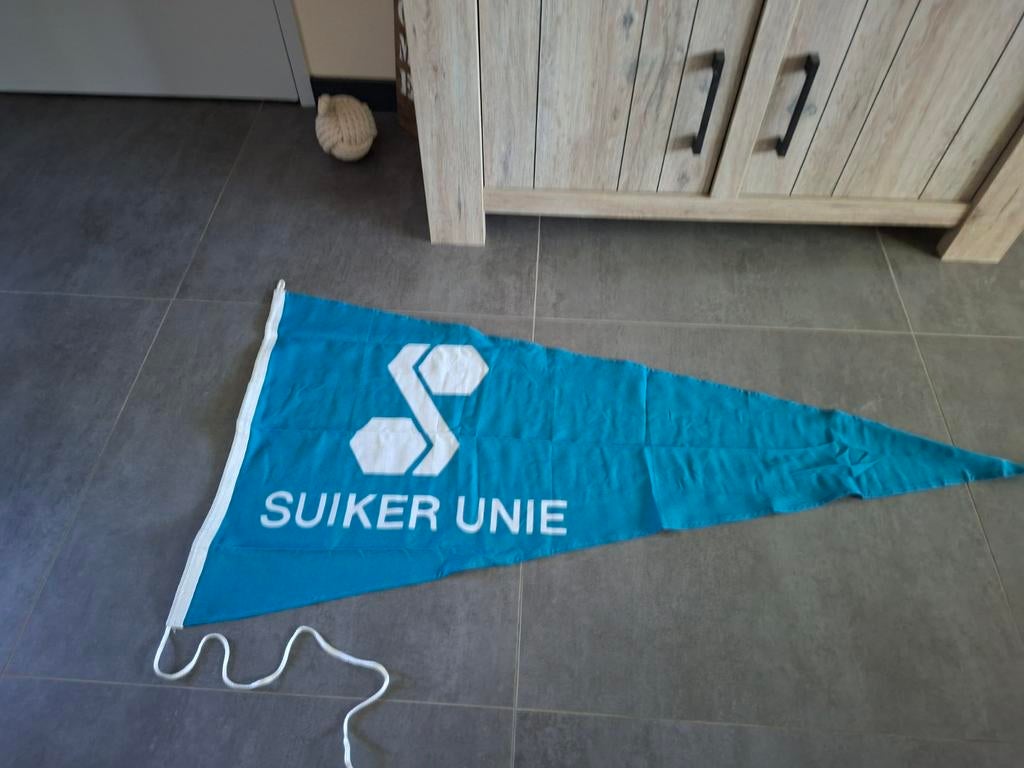 Suikerunie vlag, Ophalen of Verzenden, Zo goed als nieuw, Reclamebord
