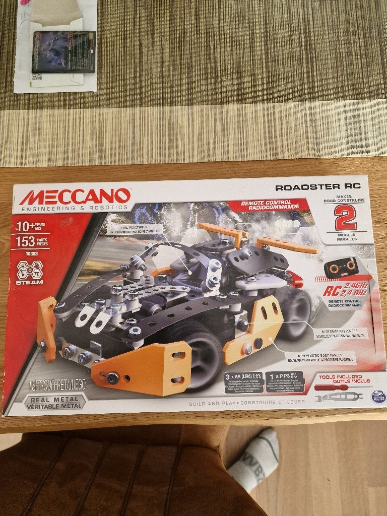 Meccano roadster rc, Ophalen, Zo goed als nieuw