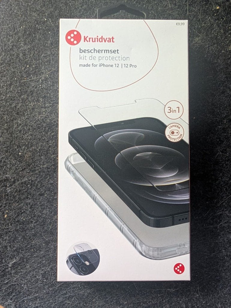 Iphone 12 (pro) screenprotector en hoesje, Telecommunicatie, Mobiele telefoons | Hoesjes en Frontjes | Apple iPhone, Ophalen, Nieuw