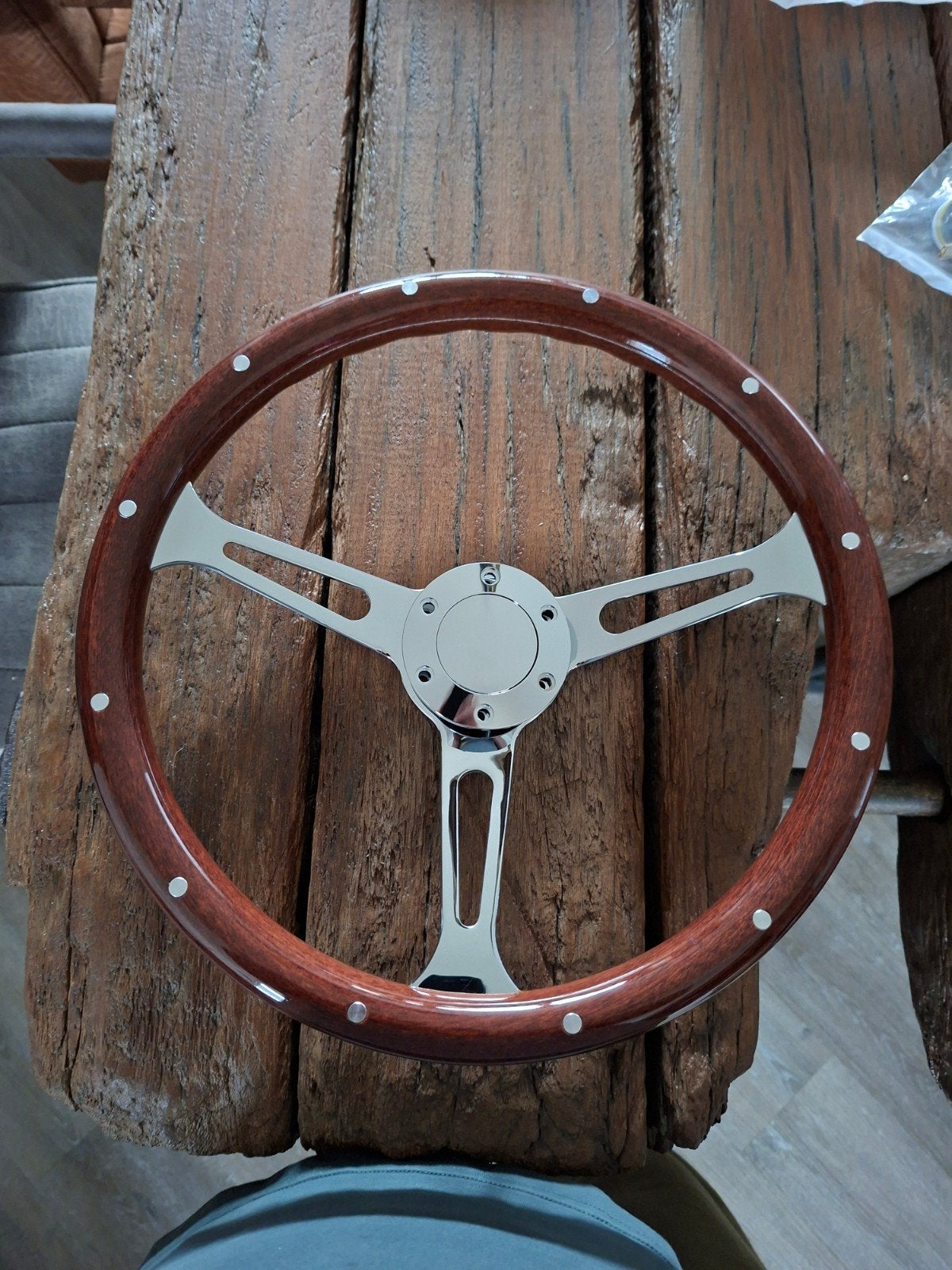 Houten Sportstuur momo sparco 380mm sport stuur, Ophalen of Verzenden, Nieuw