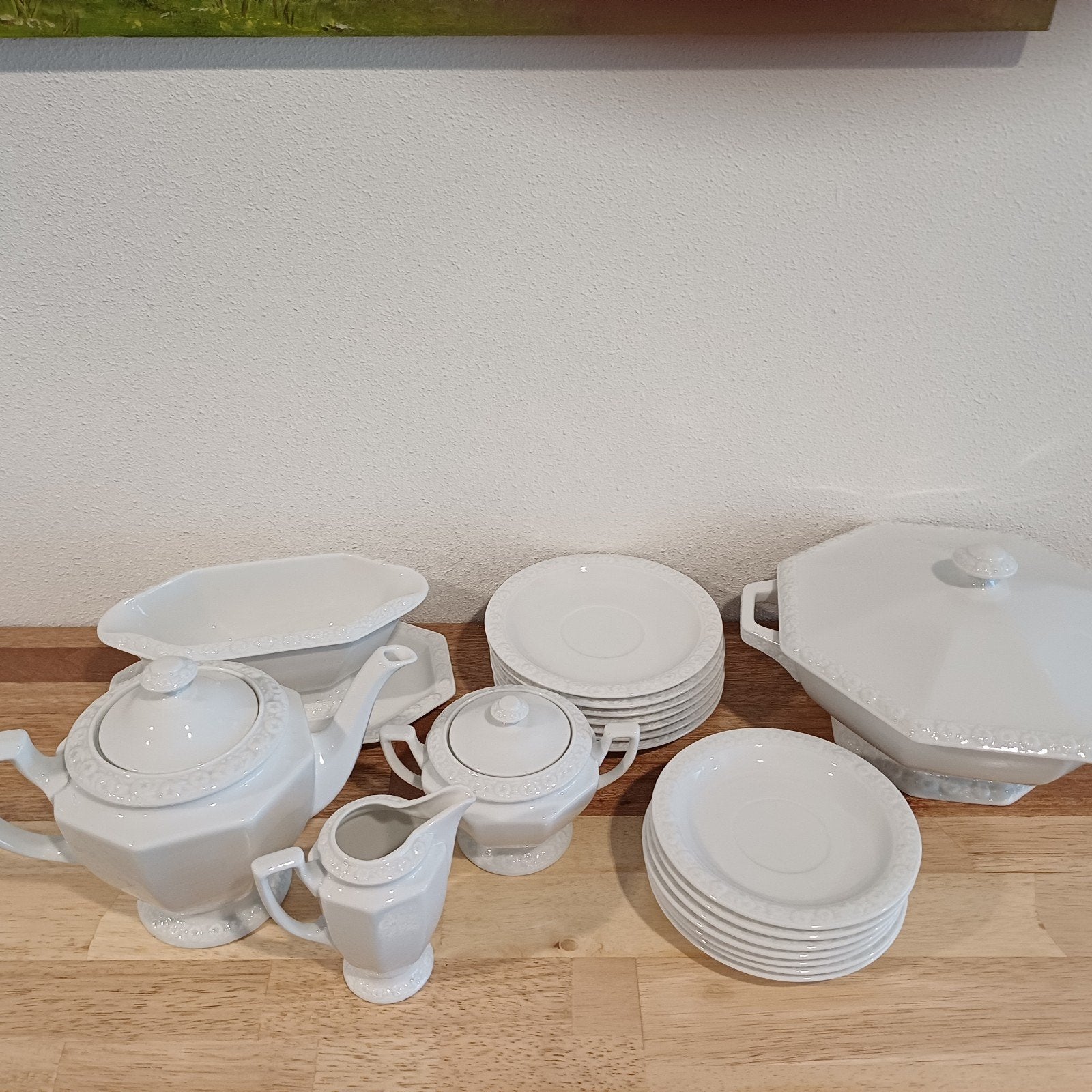 Rosenthal Servies Classic Rose Maria Wit, Antiek en Kunst, Ophalen of Verzenden