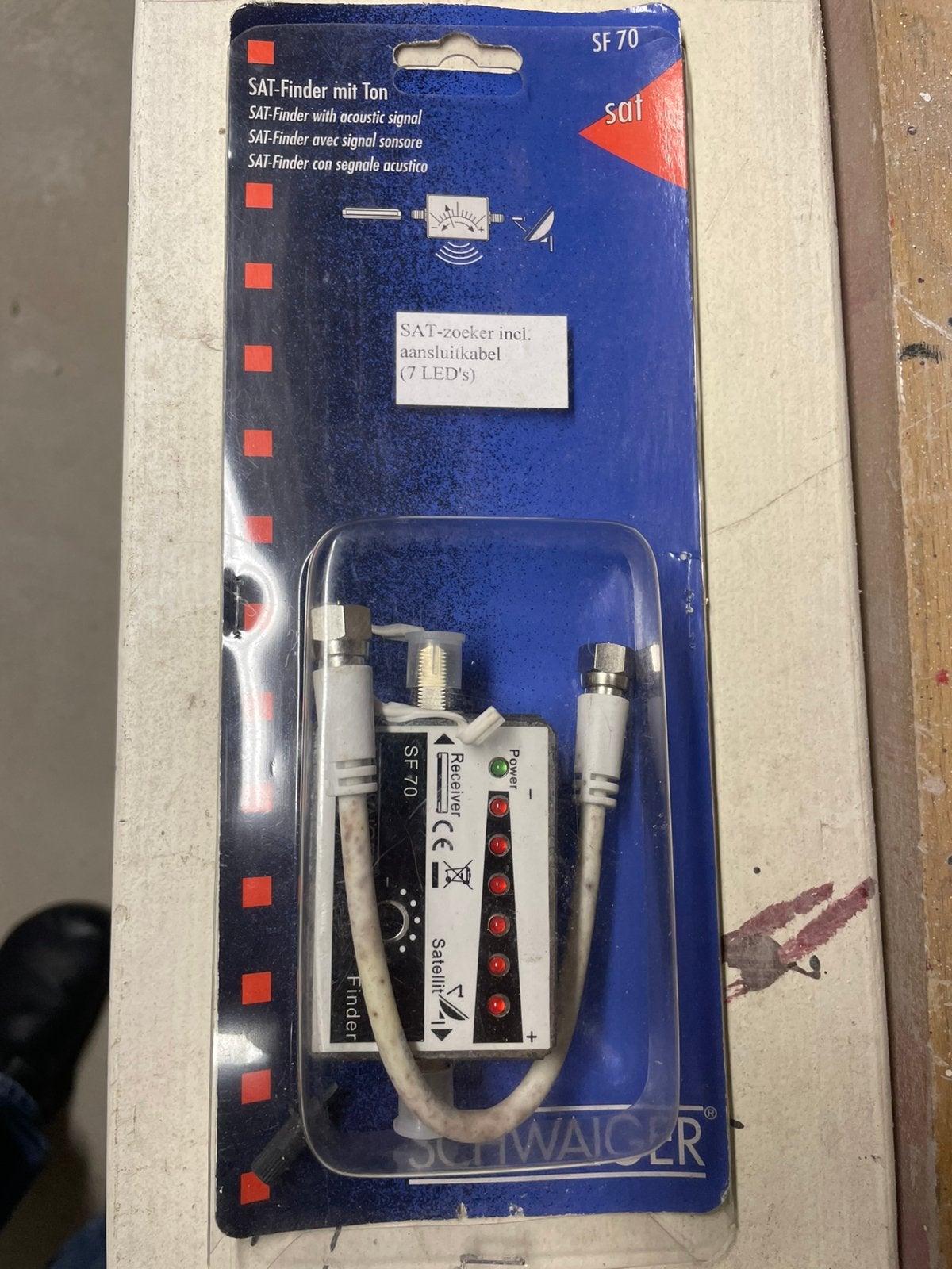Satelliet vinder, SF70, Ophalen of Verzenden, Gebruikt, Minder dan 2 meter, Overige kabels