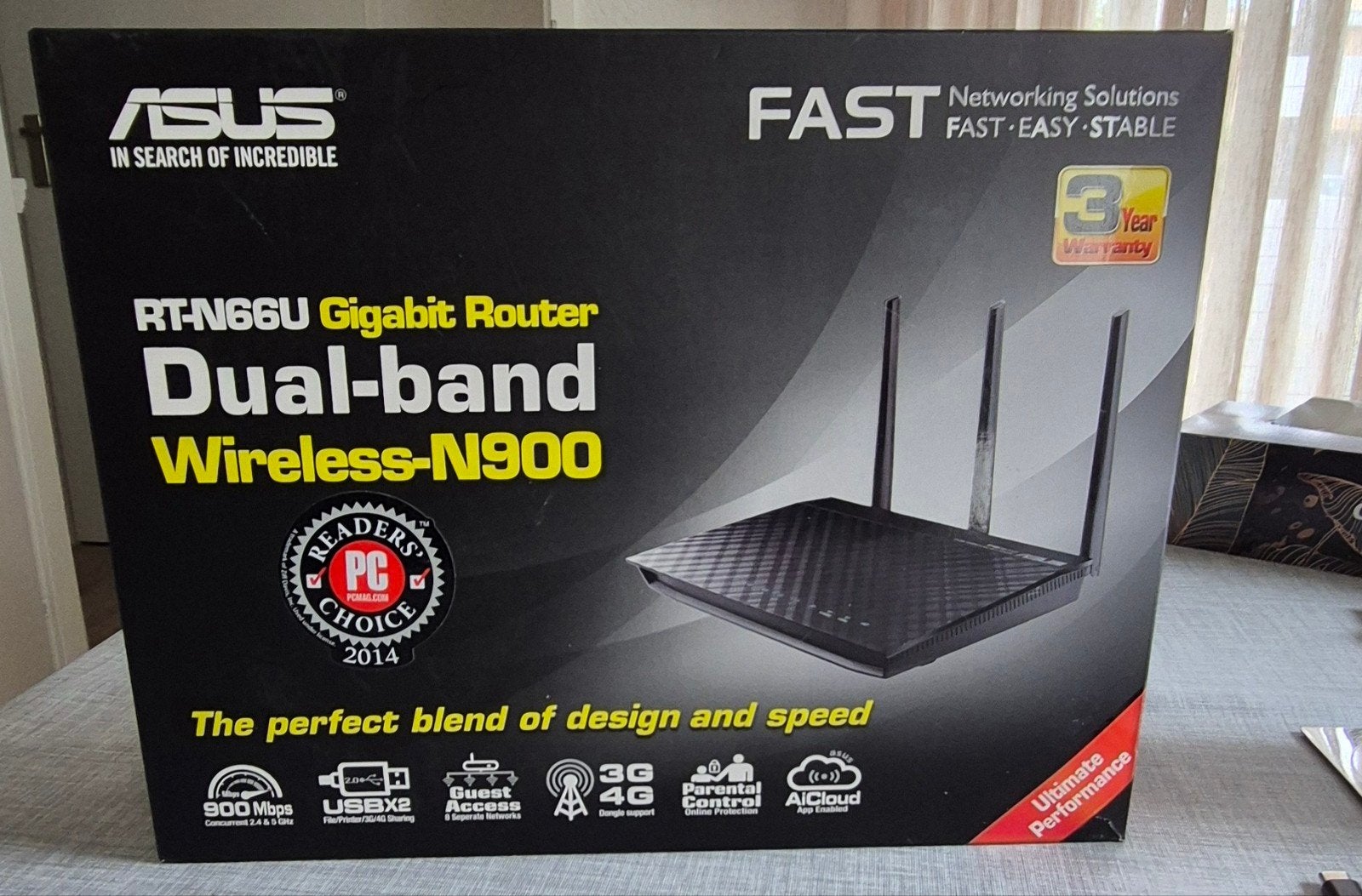 Asus router, Computers en Software, Routers en Modems, Ophalen, Zo goed als nieuw, Router, Asus
