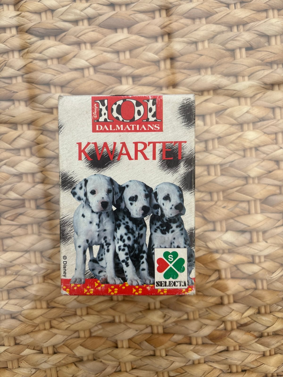 101 Dalmatiërs Kwintet Kaartspel - Disney Selecta, Drie of vier spelers, Ophalen of Verzenden, Gebruikt