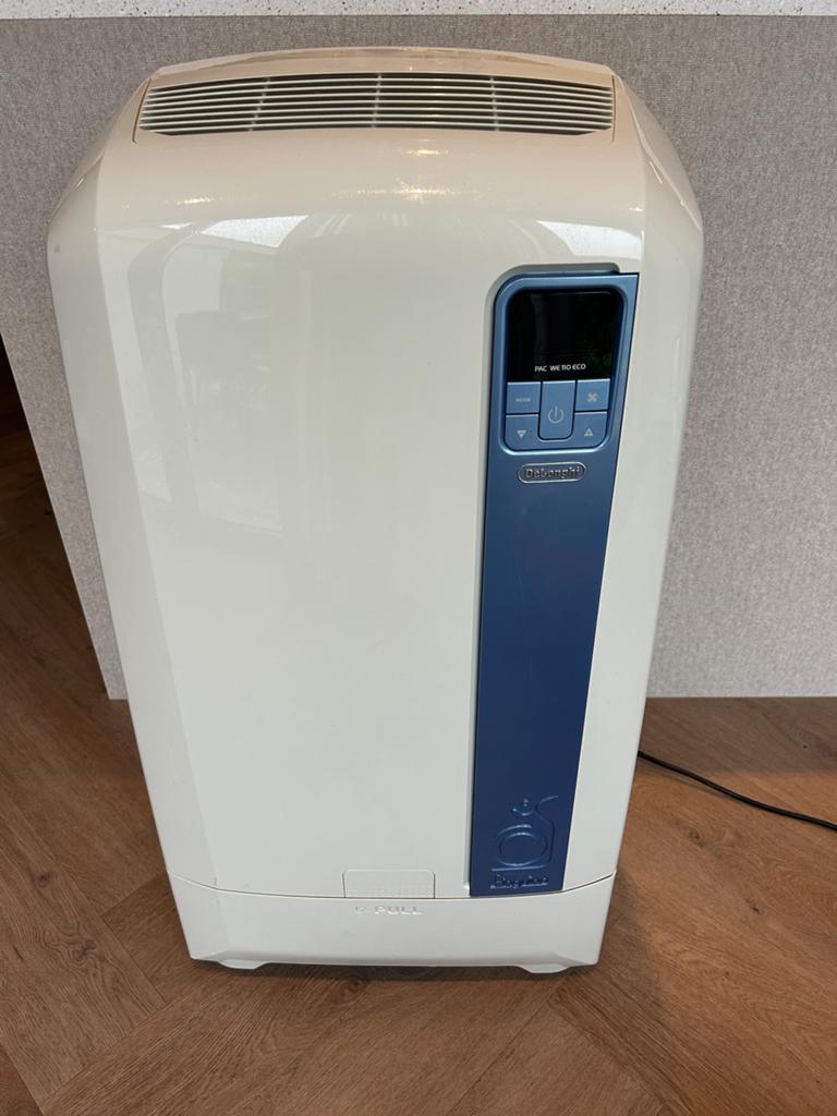 Delonghi PACWE110 ECO verplaatsbare airco, Ophalen, Zo goed als nieuw, Mobiele airco, 3 snelheden of meer