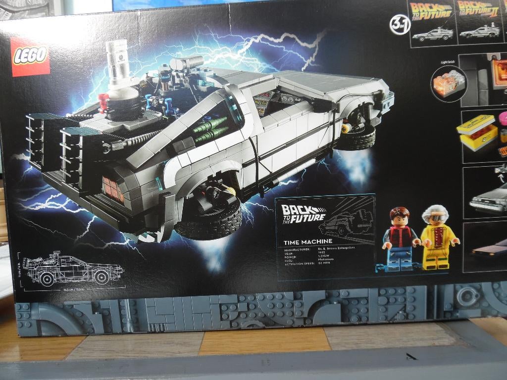 lego DeLorean, Lego, Ophalen of Verzenden, Zo goed als nieuw, Compleet