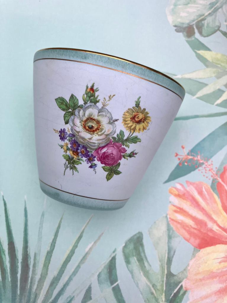 Schattig bloempotje van bekend ‘Flora-Holland’ merk, Overige materialen, Rond, Binnen, Ophalen of Verzenden