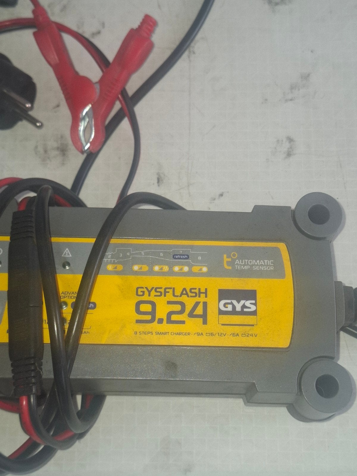 GYSFLASH 9.24 slimme acculader - 8 stappen, Gebruikt, Universele onderdelen