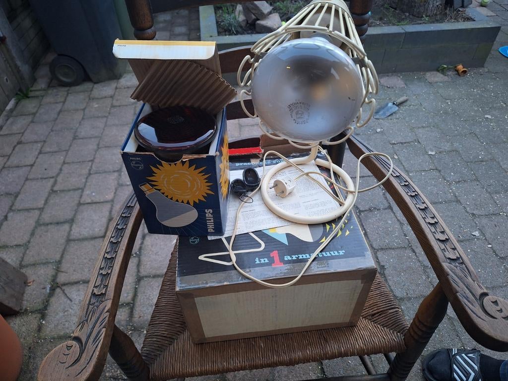 Infrarood lamp, Ophalen