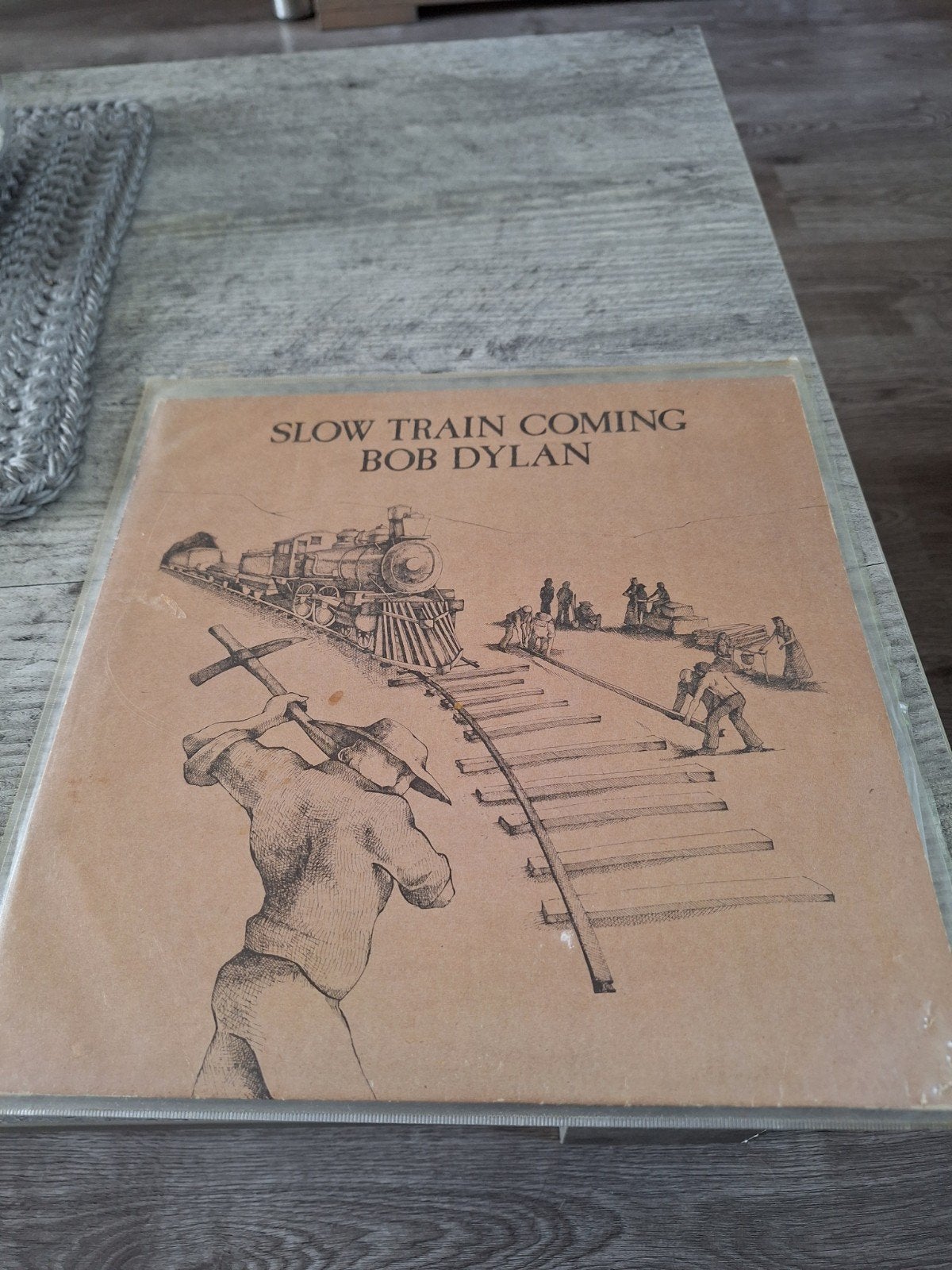 Bob Dylan slow train coming lp, Ophalen of Verzenden, Gebruikt, 12 inch, Poprock