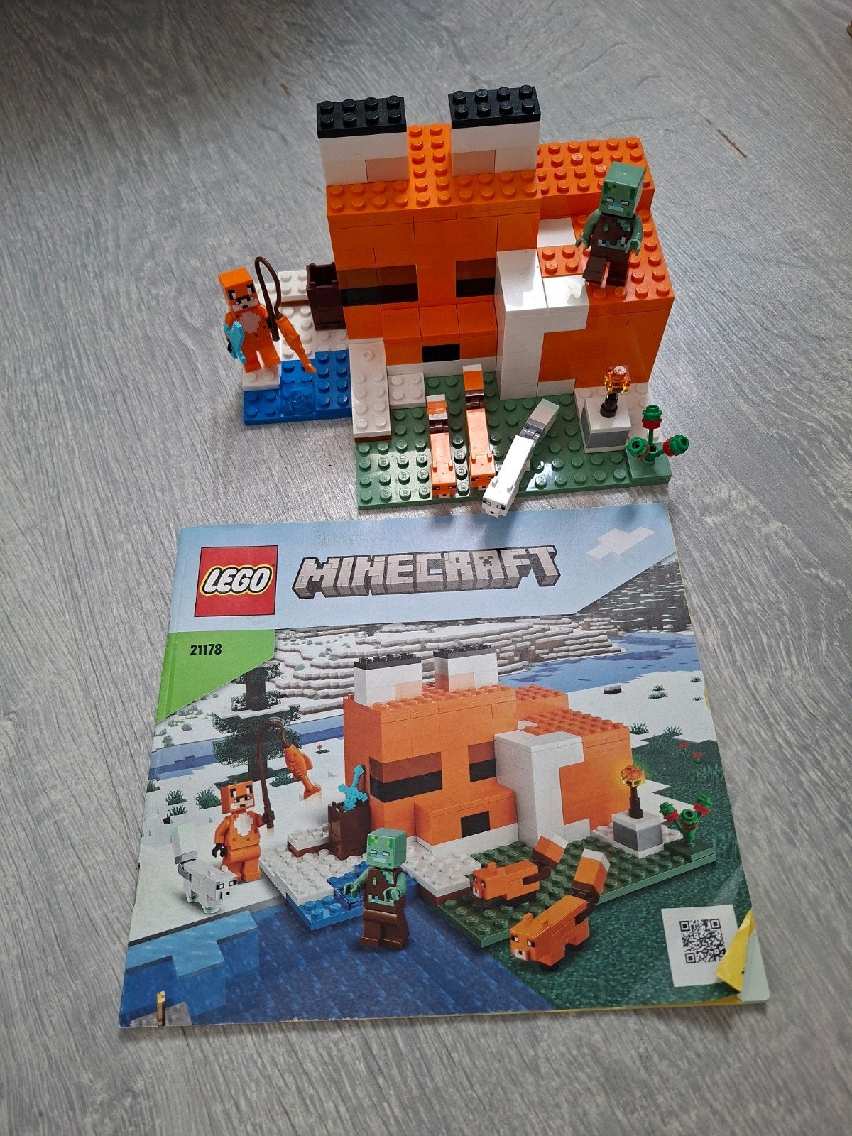 wolf minecraft lego, Kinderen en Baby's, Ophalen, Gebruikt