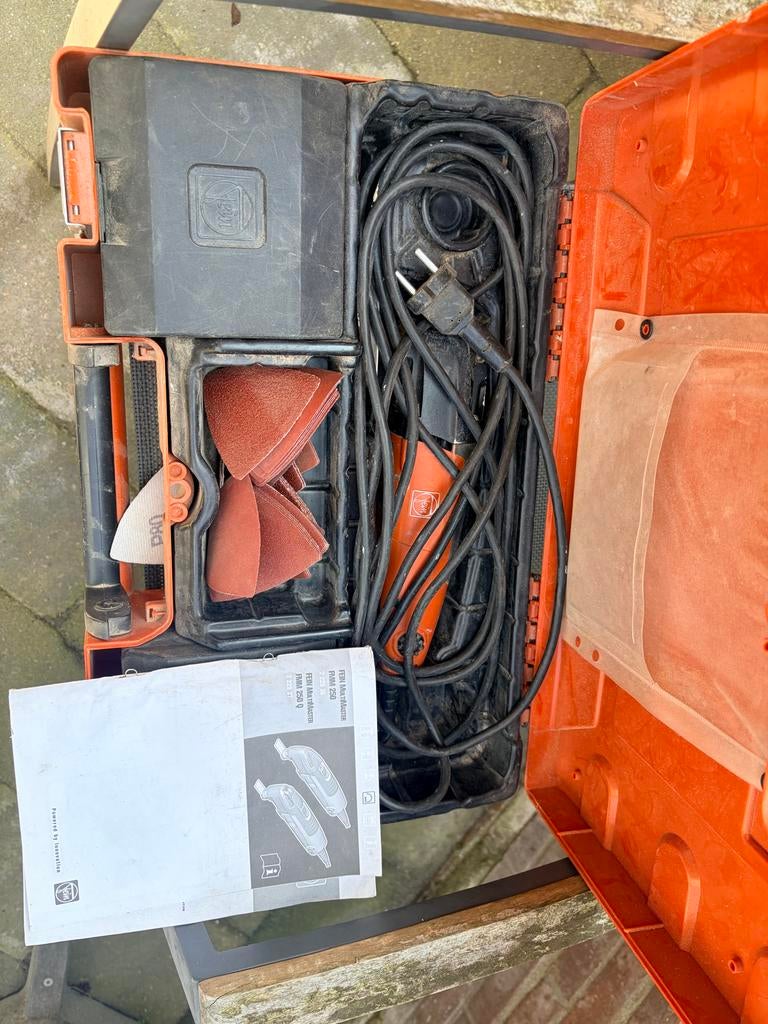 Fein Multimaster FMM 250Q met accessoires, Ophalen of Verzenden, Gebruikt, Minder dan 600 watt, Overige typen