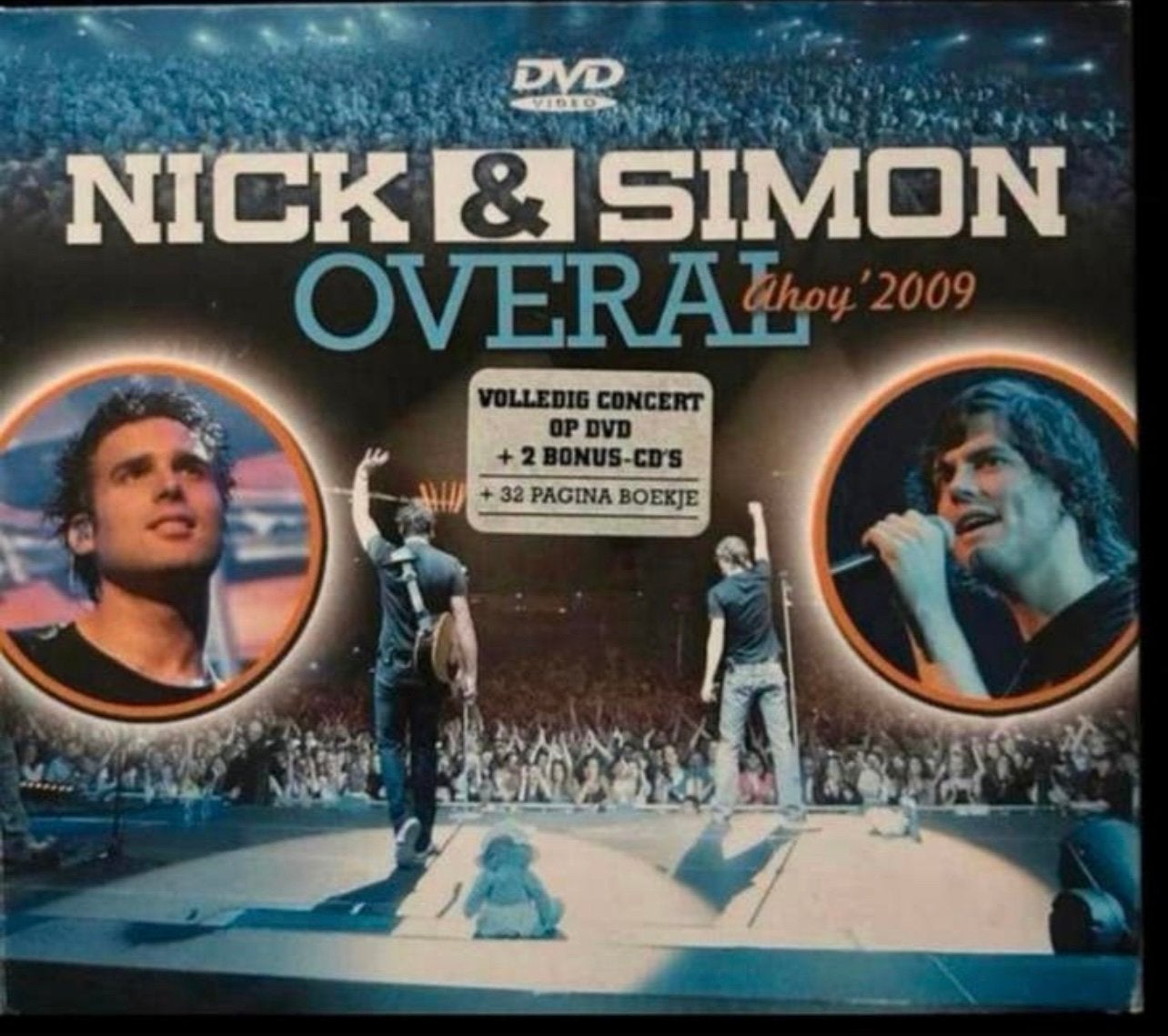 Nick & Simon Overal Ahoy 2009 Dvd en Cd, Ophalen of Verzenden, Gebruikt