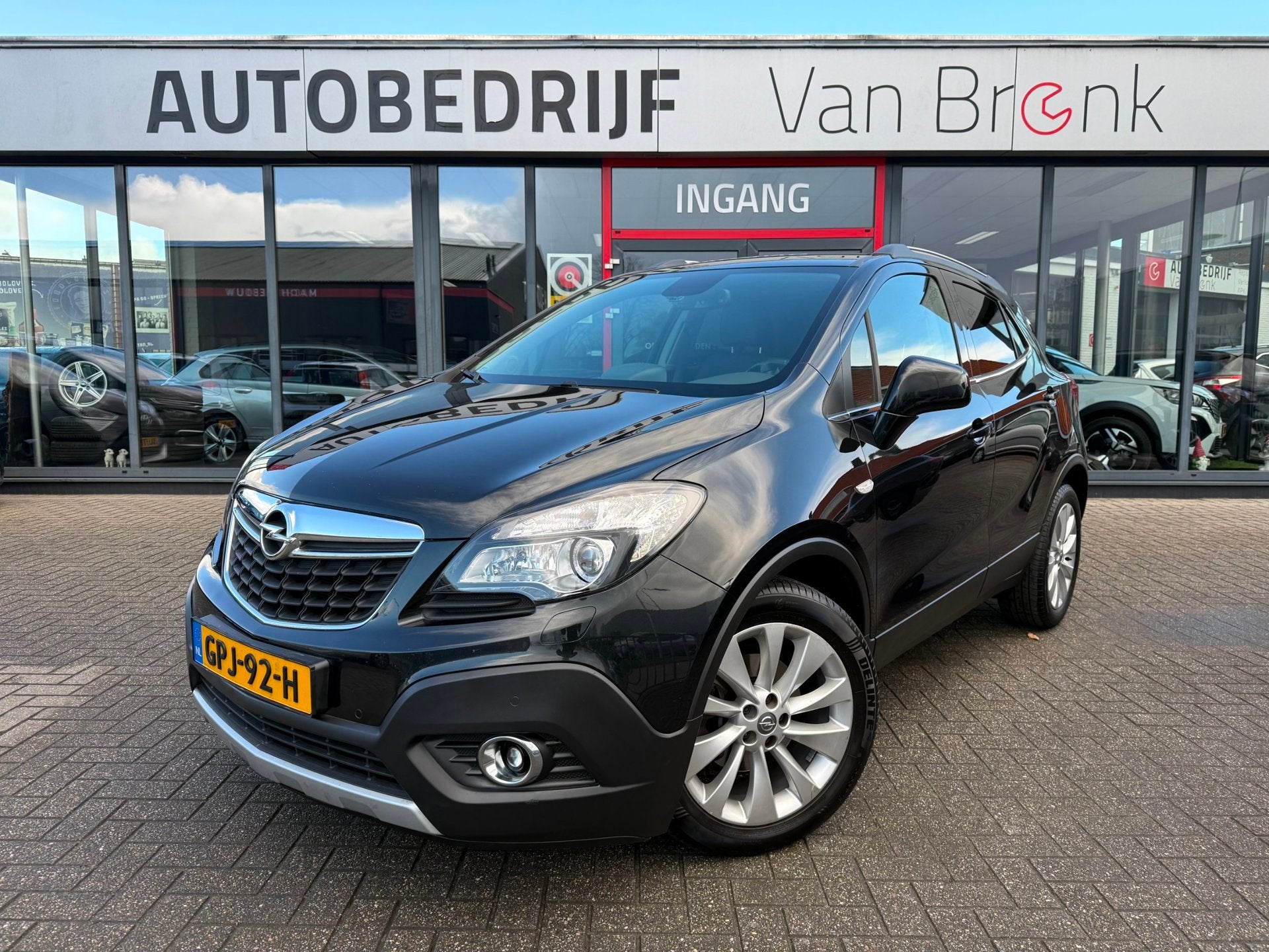 Opel Mokka 1.4 T Innovation | PDC V+A | Camera | Stuur/stoel, Gebruikt, 4 cilinders, Leder en Stof, Zwart