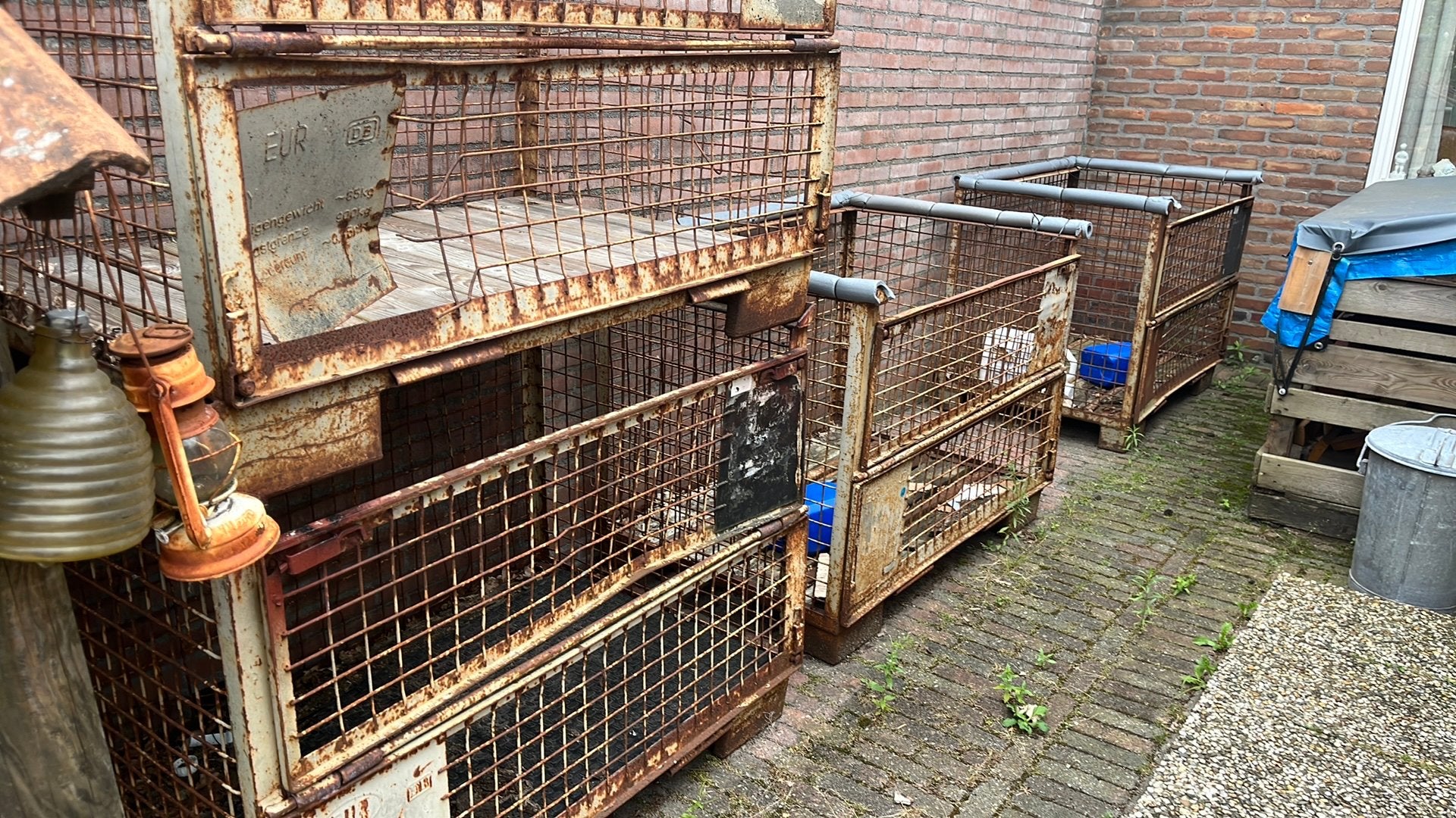 Gaasboxen, Ophalen, Gebruikt, IJzer, Overige typen