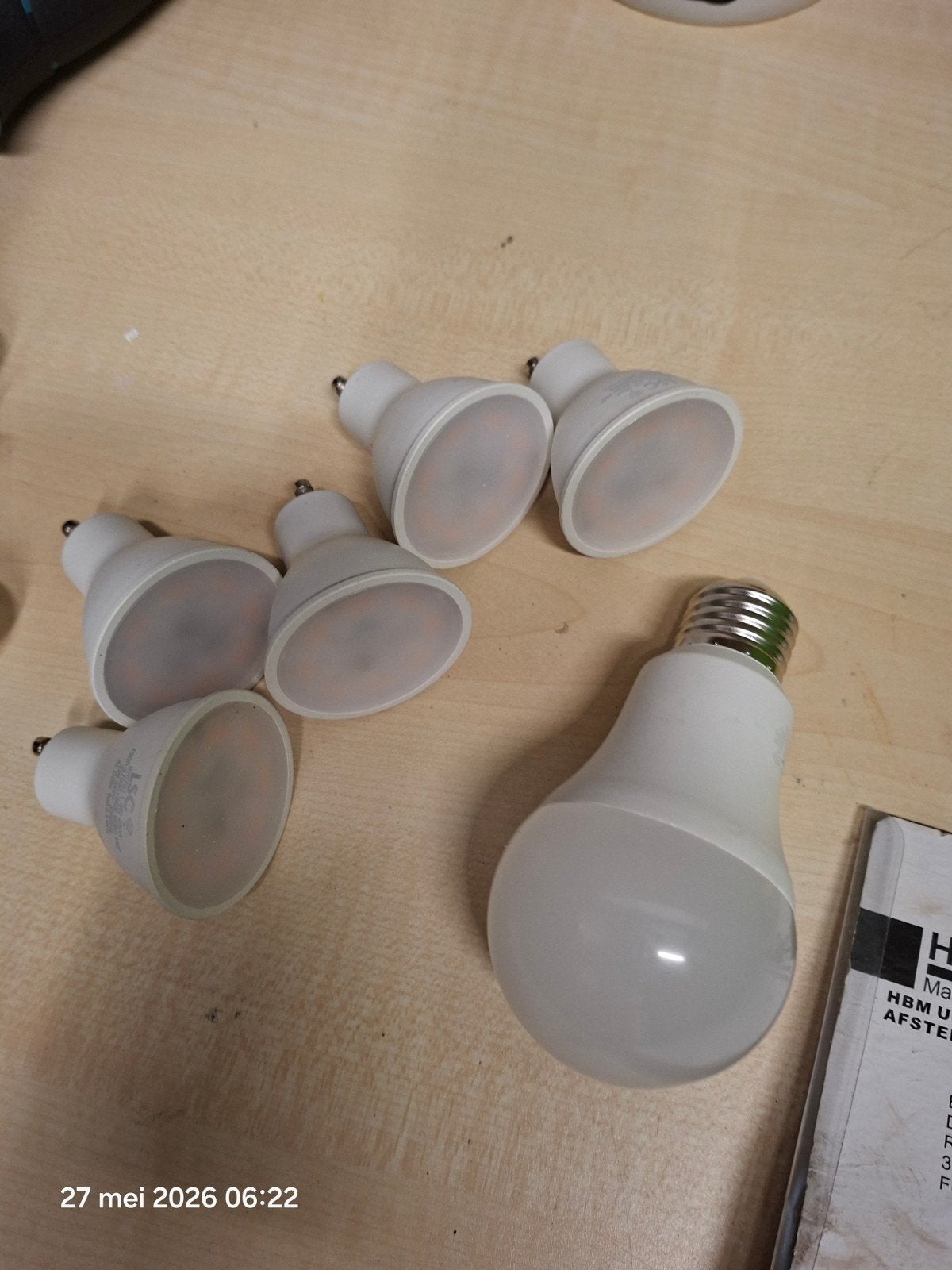 LSC Smart Connect LED Lampen. 5 stuks gu10 en 1 stuk e27, Led-lamp, 60 watt of meer, Zo goed als nieuw, Modern, Smart Home