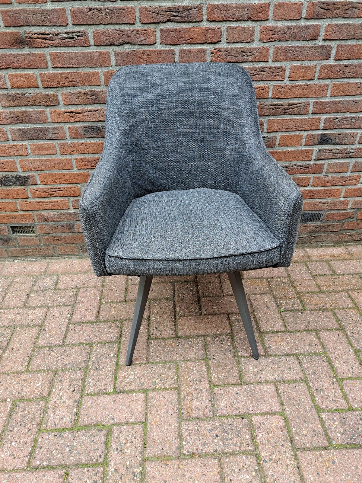 Design stoelen, Huis en Inrichting, Stoelen, Ophalen, Grijs, Twee
