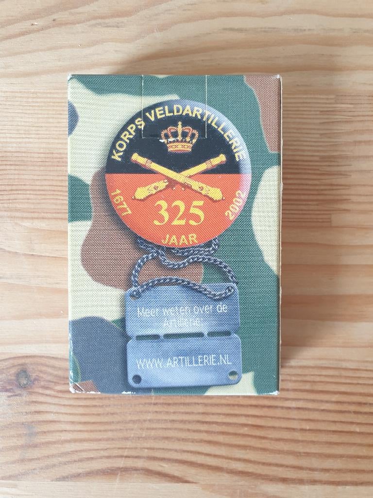 Kaartspel / Kwartetspel - Korps Veldartillerie 325 jaar, Verzamelen, Ophalen of Verzenden, Gebruikt, Speelkaart(en)