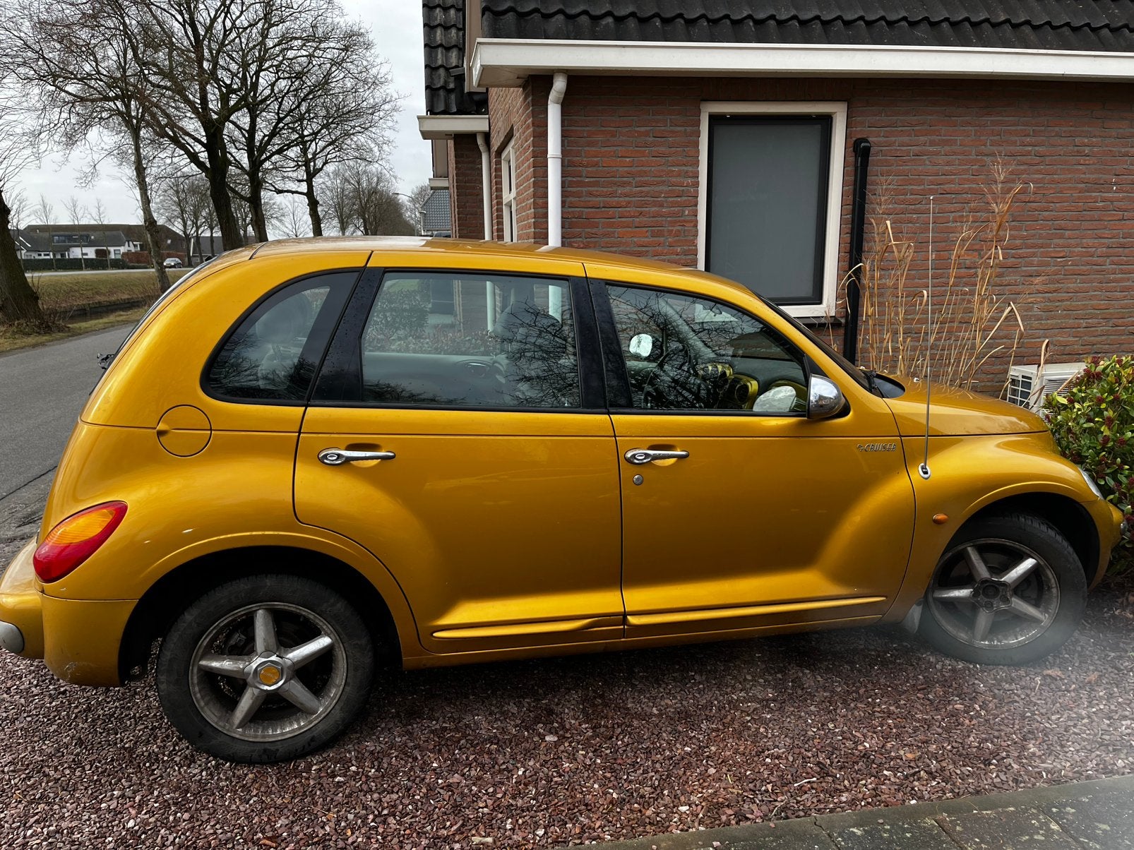 Chrysler PT Cruiser 2.0 I 16V 2002 Geel, Auto's, Chrysler, Particulier, PT Cruiser, Airconditioning, Centrale vergrendeling, Cruise Control