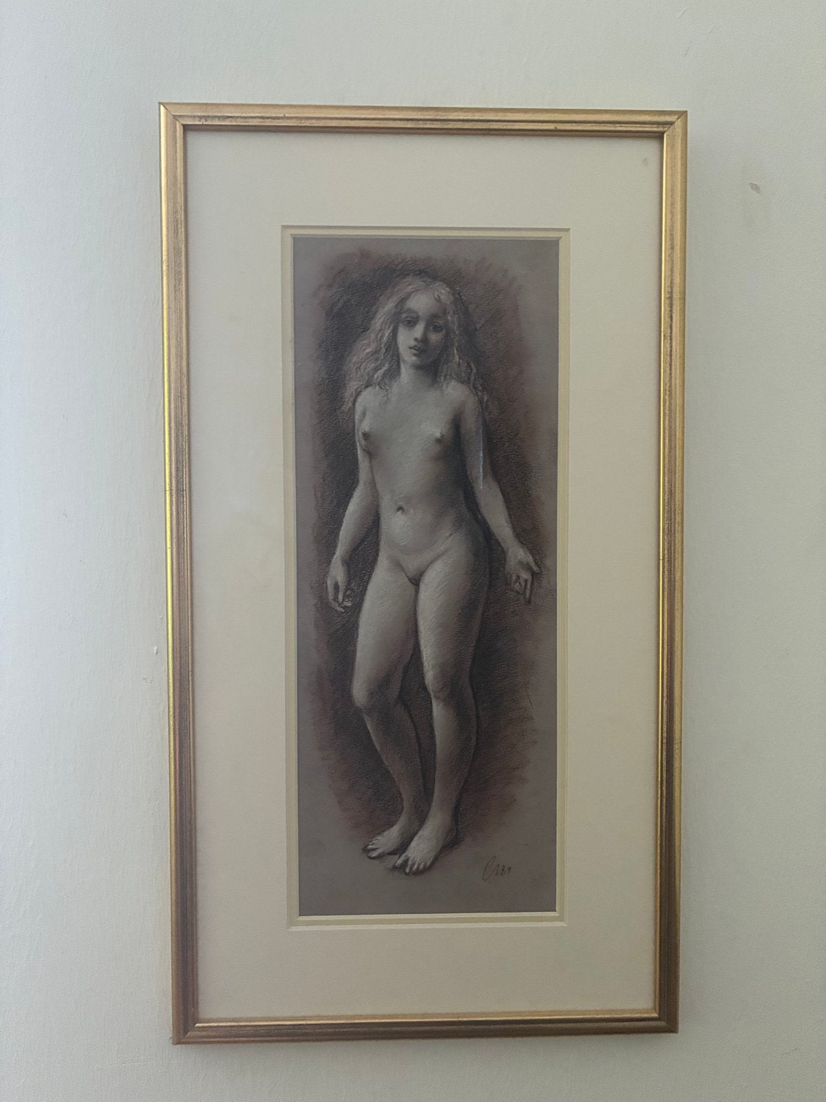 cornelis le mair, Ophalen of Verzenden, Tekening, Potloodtekening, Ingelijst