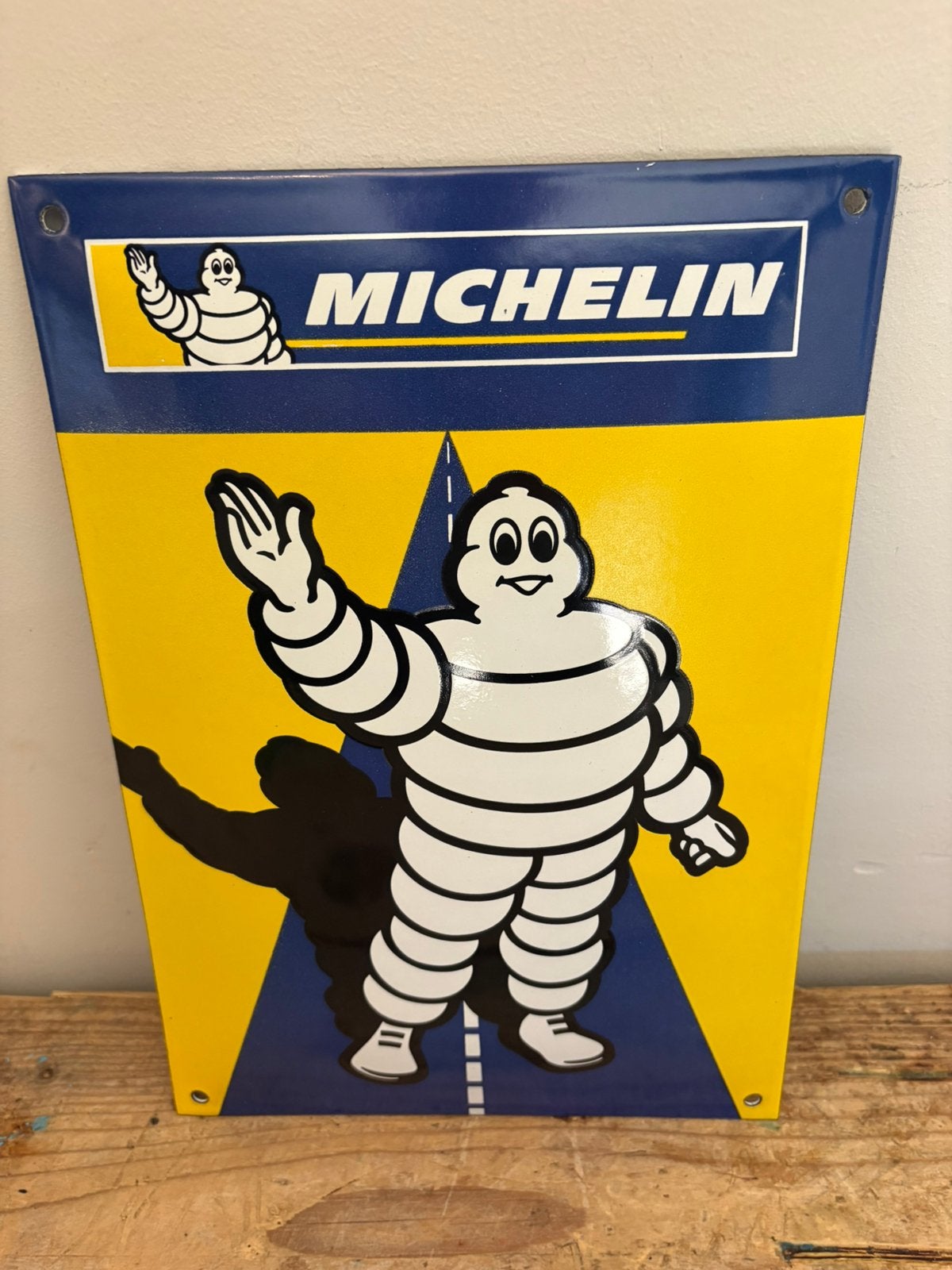 Emaille bord ‘MICHELIN’ 20x30 cm., Ophalen of Verzenden