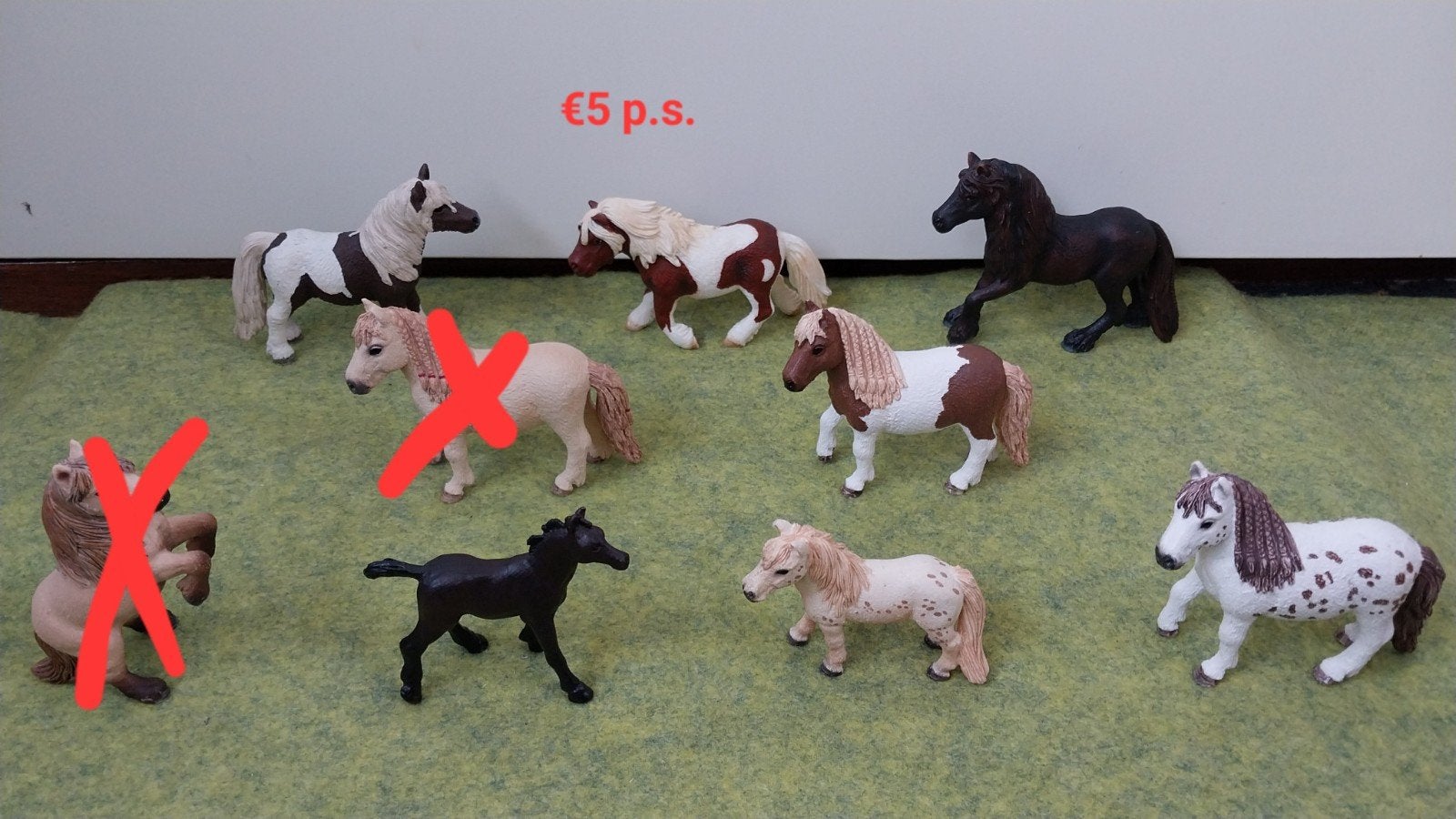 Schleich paard,pony,veulen verkoop 100% voor goede doel 2/2, Verzamelen, Dierenverzamelingen, Gebruikt, Beeldje of Figuurtje, Paard