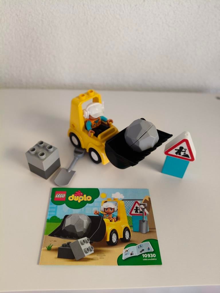Duplo 10930 bouw auto, Compleet, Ophalen of Verzenden, Duplo, Complete set