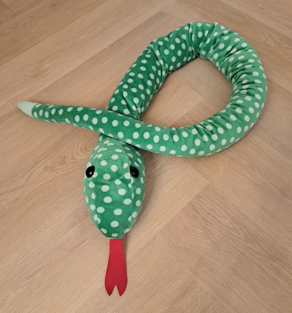 Knuffel slang, Groen, Overige karakters, Overige typen, Ophalen of Verzenden