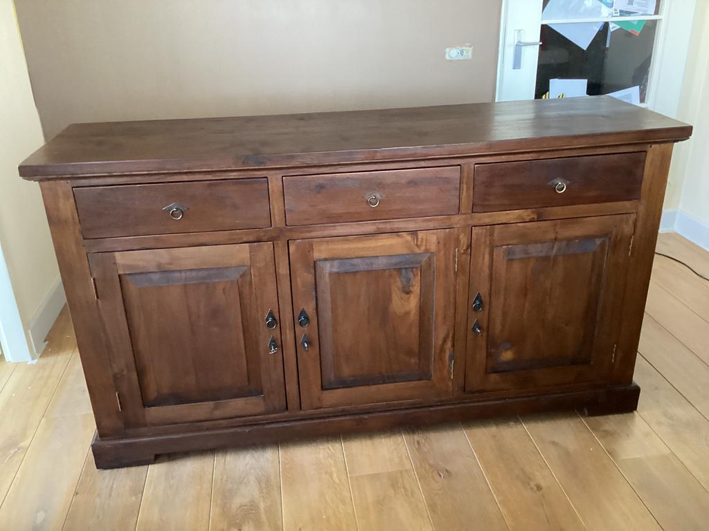 Koloniaal dressoir, Ophalen, Overige materialen, Met deur(en), Zo goed als nieuw