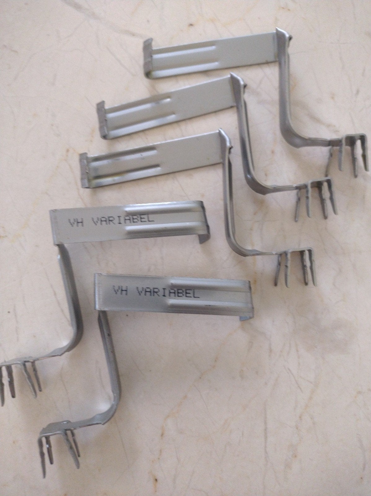 EURO-PANHAAK VH-VARIABEL RVS Aisi 304 - 250 stuks, Doe-het-zelf en Verbouw, Overige typen, Nieuw, Ophalen of Verzenden, Minder dan 50 mm