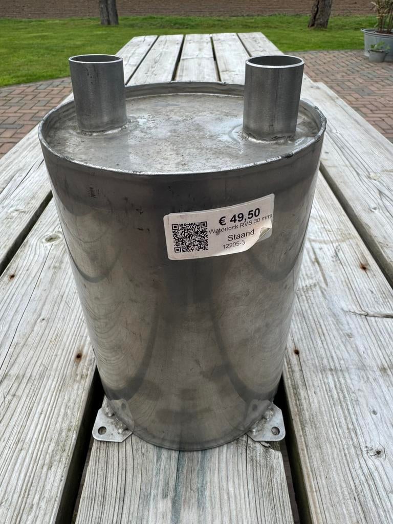 Waterlock RVS 30mm, Ophalen of Verzenden, Zo goed als nieuw