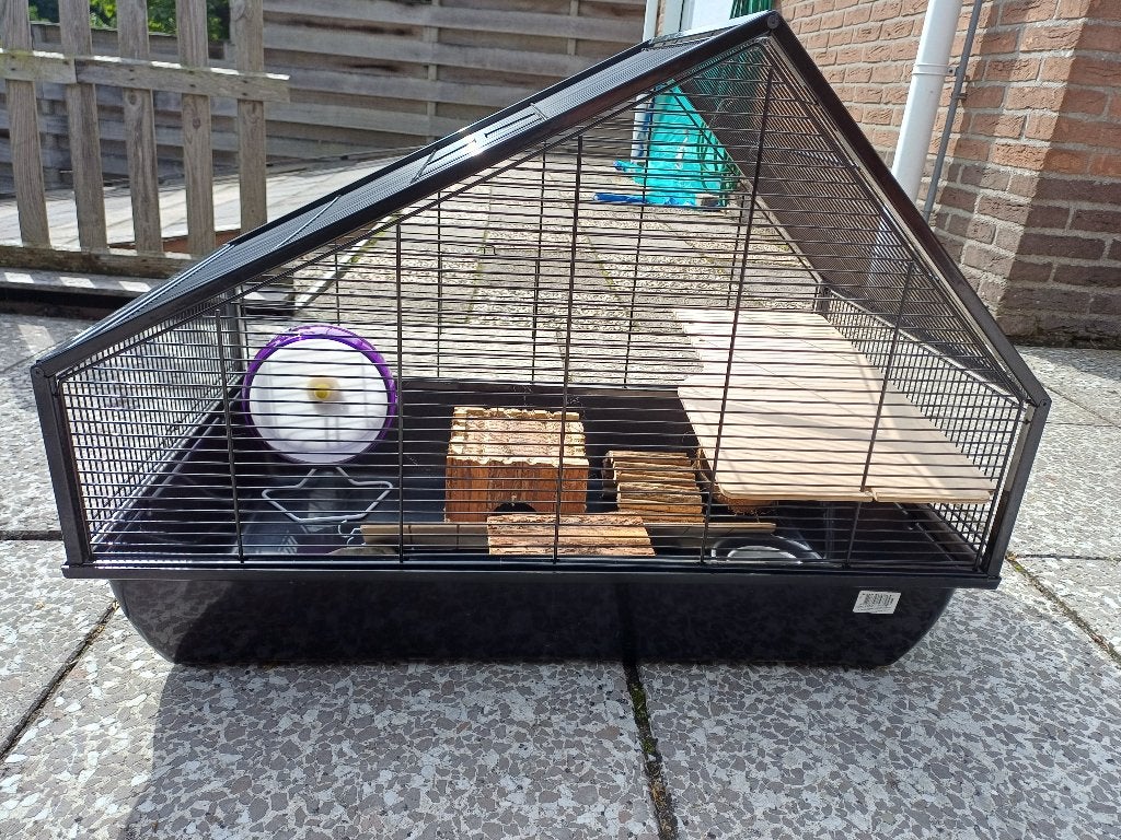hamsterkooi, Dieren en Toebehoren, Minder dan 60 cm, Kooi, Zo goed als nieuw, 75 tot 110 cm