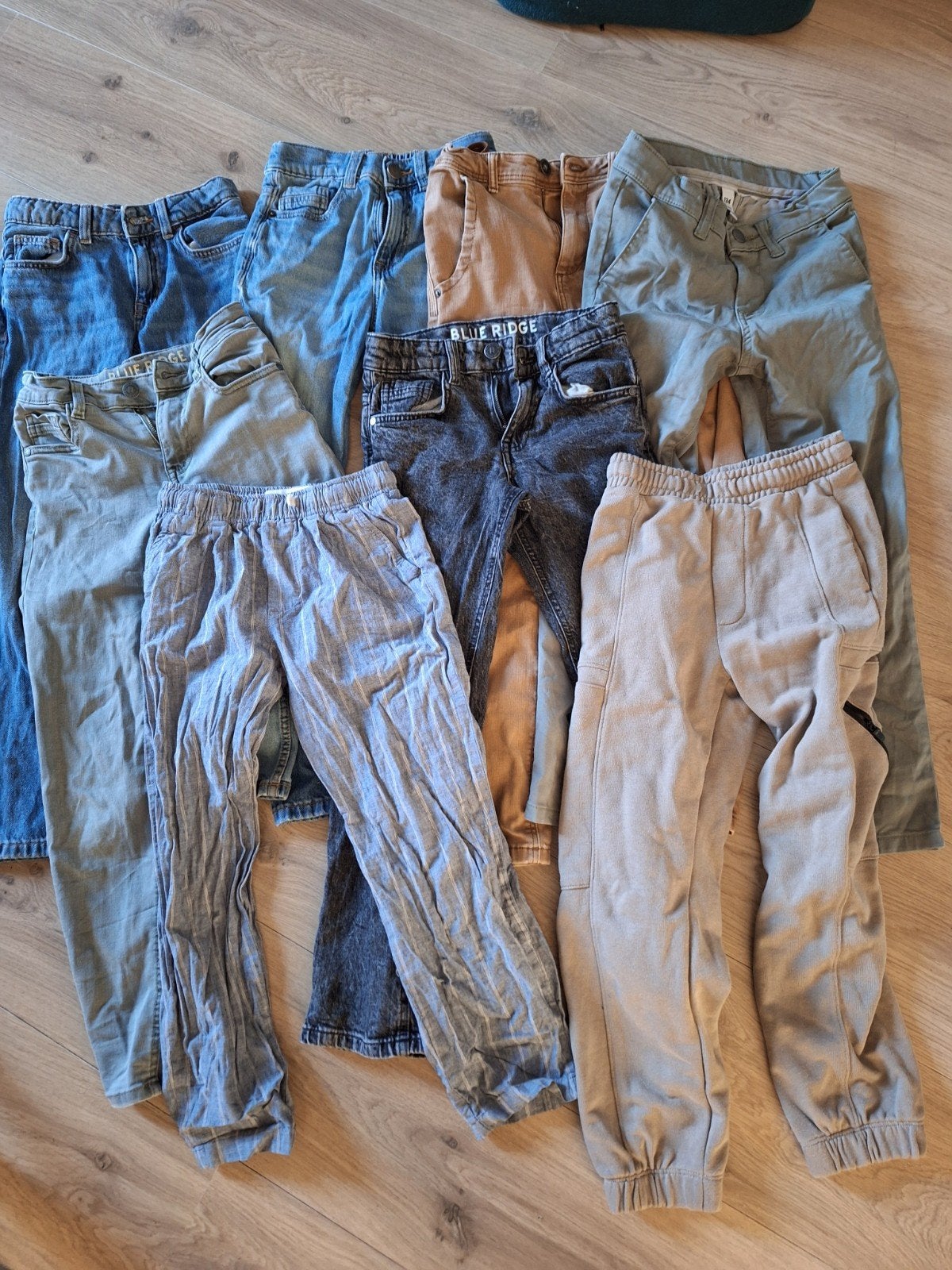 8 broeken jongen, maat 134, zara, we, h&m, Kinderen en Baby's, Broek, Ophalen of Verzenden, Zo goed als nieuw, Blue Ridge