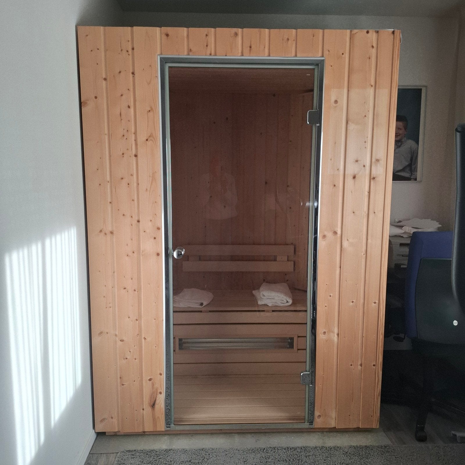 Infra rood sauna, Ophalen, Zo goed als nieuw, Infrarood, Complete sauna