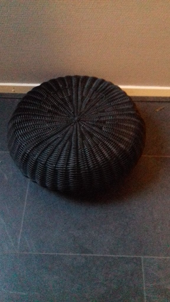 Hocker ( poef ), Kunststof, Rond, Ophalen of Verzenden, Zo goed als nieuw