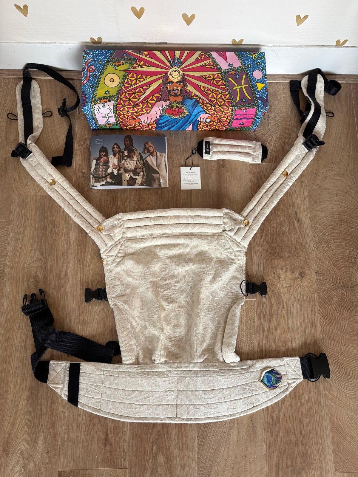 Artipoppe Zeitgeist Argus Oat draagzak (Zo goed als nieuw), Buik of Rug, Zo goed als nieuw, Draagzak, Ophalen