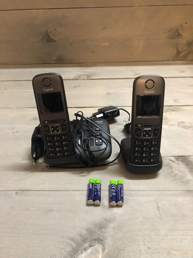 Gigaset A705A Duo Telefoons Zwart, Nieuw, Nvt, Nvt, Nvt