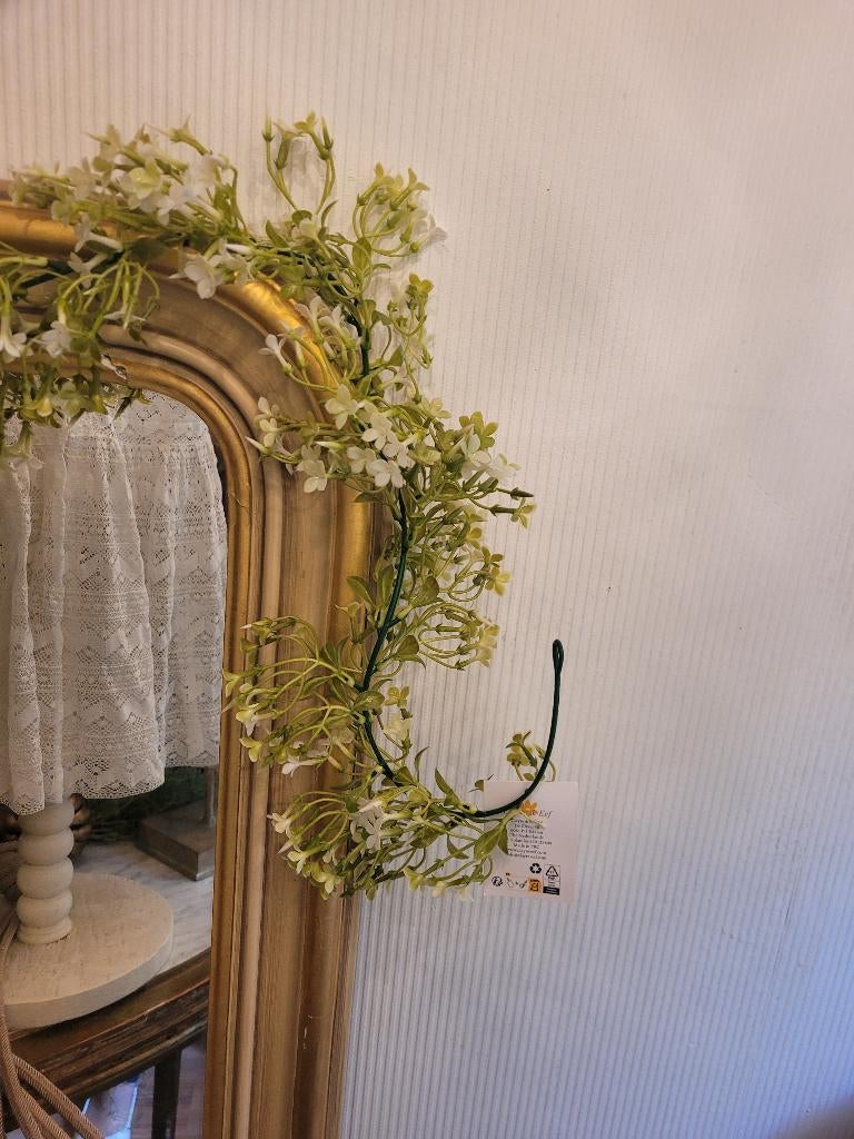Nieuwe kunstplant guirlande Toscaanse Jasmijn 1.70 m, Heikant 21 Kaatsheuvel, Onderhoudsvrij, Belle Vieille Brocante, Nieuw