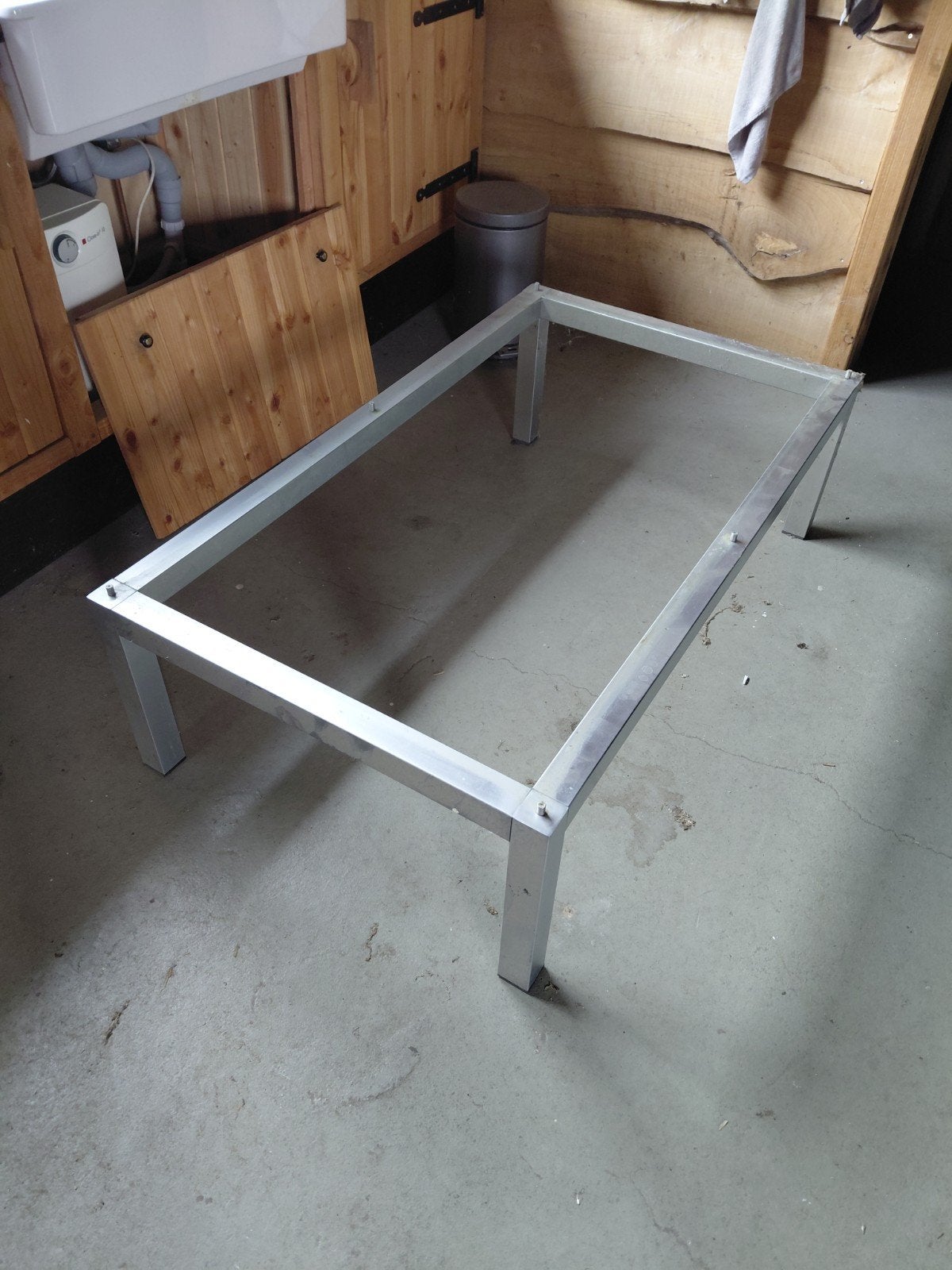 tafel,salontafel,tafelframe,rvs tafel,buitentafel, Ophalen, 50 tot 100 cm, 50 tot 100 cm