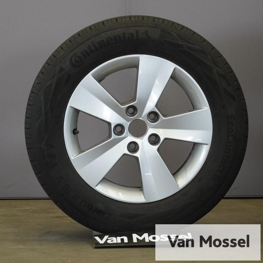 Skoda Superb Continental EcoContact 6 Zomerbanden 215/60/R16, -, Banden en Velgen, Ophalen of Verzenden, Zomerbanden